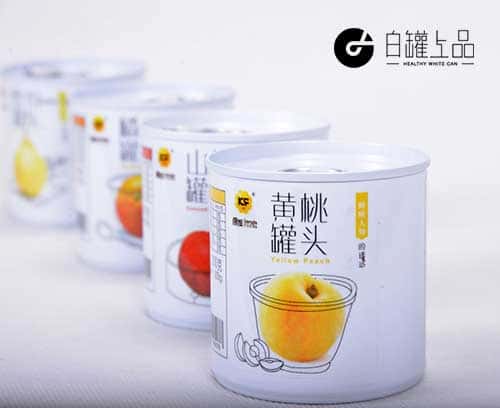 联净覆膜铁两片罐-水果罐头