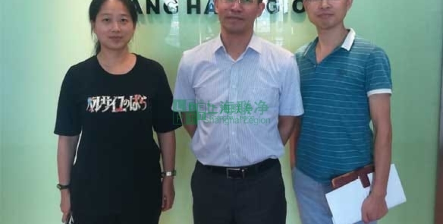上海联净复合材料-闵行区科协副主席雷志术一行调研联净电磁加热辊科技创新工作
